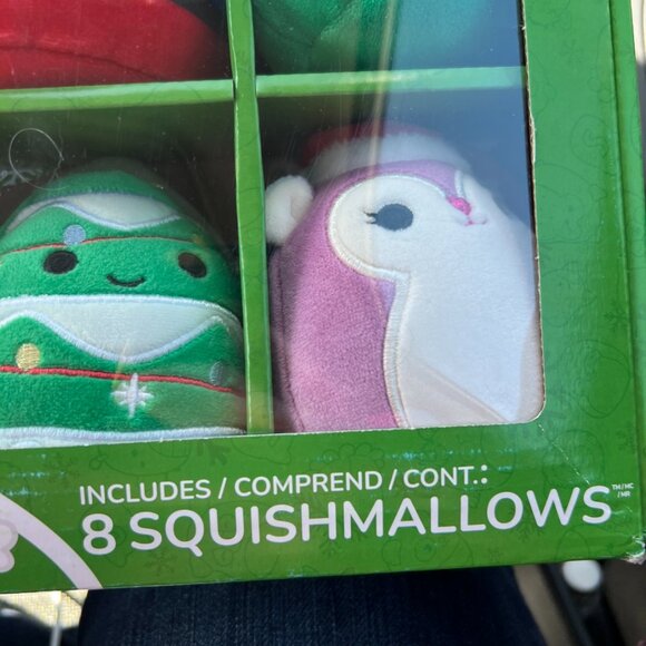 Original Squishmallows Winter Ornament Collection Plush 8 Pack Set 2024 - Picture 5 of 7